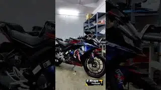 venom graphics Hard work ✅ wrapped Bike 💯 contact 8318183698 #shortsvideo #shorts #venom #yamaha #r1