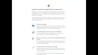 Google Photos To End Free Storage For Uploads From 1st June 2021 - What's Happening and What to do!
