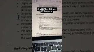 CV with ChatGPT. You&rsquo;re missing the point #internationalstudents #askjai #telugu #job #tips #cv