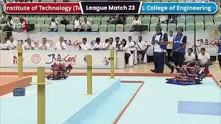 ABU Robocon 2023 India: Bannari Amman Institute (Team: ALPHA) Vs UV Patel (League Match)