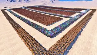 10.000 Troll Warriors  VS  Star Wars Jedi, Spartans, Golden Knights - Ultimate Epic Battle Simulator