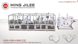 FFP2 / N95 Mask Making Machine,  MGA-MSK-KN95 (made in Taiwan)