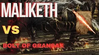 Defeating Maliketh using Bolt of Gransax Elden Ring