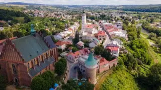 Biecz z drona, Małopolska, Sierpień 2020, 4K