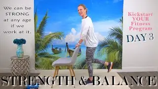 Best Strength and Balance Exercises for Seniors | 30 Minute Workout | Talking and no talking option