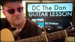 How To Play Welcome To The Show DC The Don // easy guitar tutorial beginner lesson easy chords