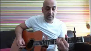 FREE GUITAR LESSON  Norwegian Wood - The Beatles How to play on guitar