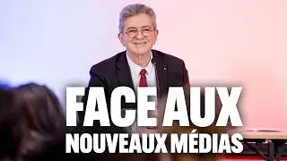 Conf&eacute;rence de presse de Jean-Luc M&eacute;lenchon face aux nouveaux m&eacute;dias