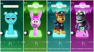 Sprunki Sky 🆚 Sprunki pink 🆚 paw-patrol-png-2  🆚Crazy Frog png 🎶 Tiles Hop EDM