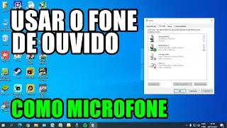 COMO USAR FONE DE OUVIDO COMO MICROFONE NO COMPUTADOR