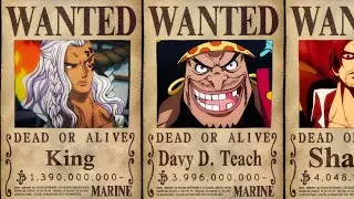 Every One Piece Characters Bounty Over 1 Billion