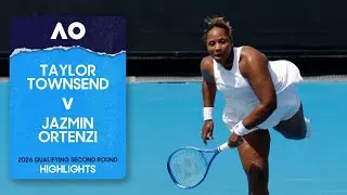 Taylor Townsend v Jazmin Ortenzi Highlights | Australian Open 2026 Qualifying Second Round