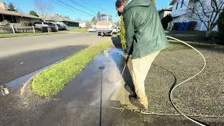 Pressure Washing after Wet and Forget Application!