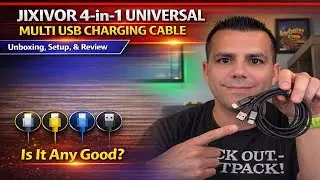 Jixivor 4-in-1 Charging Cable Universal Multi USB Review