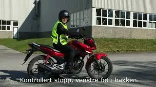 Lett MC - øvingskjøring.