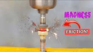 I tried friction welding ||Tentei fazer solda por fric&ccedil;&atilde;o