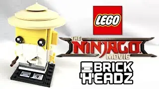 LEGO Ninjago Movie Master Wu Brick Headz review! 2017 set 41488!