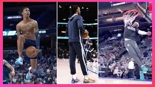 Ja Morant EXCLUSIVE WARM UP DUNKS compilation 🧨