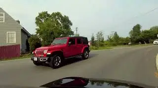 Driving from Charlottesville To Orange, Virginia, USA