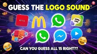 Guess the Logo Sound 🤔👀🔊 Netflix, McDonald's, TikTok, WhatsApp, Pepsi | Logo Quiz 2025
