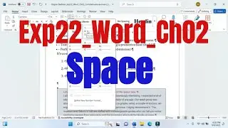 Exp22_Word_Ch02_CumulativeAssessment - Space | word chapter 2 - space |  @PearsonSolution