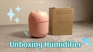 Humidifier | USB Cool Mist Humidifier | Warm Lights | Unboxing & Review
