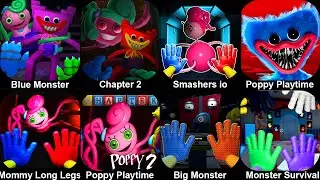 Blue Monster Escape Chapter 2,Smashers io,Poppy Playtime,Mommy Long Legs,Big Monster Horror