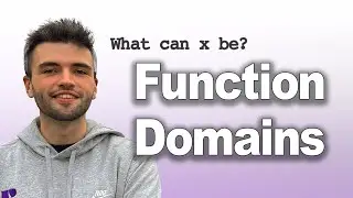 Intro to Function DOMAINS - What Can x Actually Be?