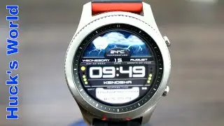 Galaxy Watch/Gear S3 Best Looking Animated Digital Watch Face 2018