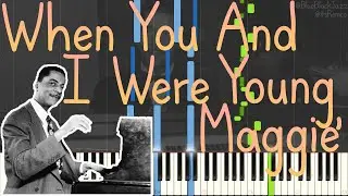 Teddy Wilson - When You And I Were Young, Maggie 1939 (Stride Piano Synthesia)