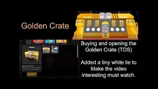Opening 3rd gold crate