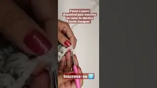 Cachecol de croch&ecirc; unissex.