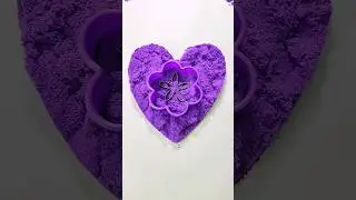 Very Satisfying Kinetic Sand Heart Ep-234 #shorts