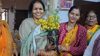 नैनीडांड ब्लॉक की ज्येष्ठ प्रमुख और संग्लिया की बहु का स्वागत हमने स्वागत किया 😁🥰 #minivlog #pahadi 