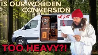 How Much Does Our Van REALLY Weigh?! (Van Build Weight Secrets REVEALED)