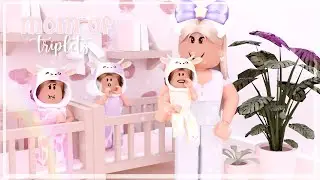 Mom of Triplets Morning Routine on Roblox Bloxburg! | Roblox Bloxburg Roleplay
