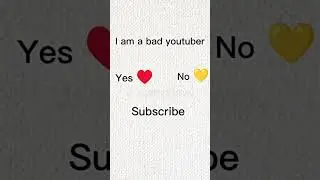 I am a bad youtuber or not #like #subscribe #Fr&ecirc;&eacute;styl&eacute; G&oslash;d