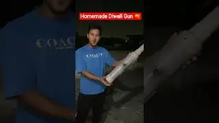 PVC Pipe Gun Homemade🔫🥵 #shortfeed #viral #browsefeatures #youtubeshort #diwali2025 #pvc