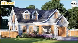 Dreamy 4-Bedroom Cottage House Tour | 2-Story with Basement & 1-Car Garage!