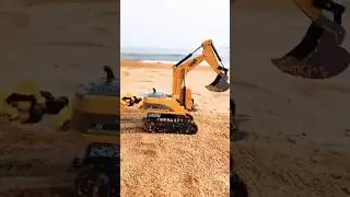 RC JCB &times;3dx JCB Excavator truck loader JCB bulldozer testing review 😱 #shorts  #trending #jcb #short
