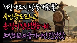 '서당내조지, 방중개존물' 욕인 줄도 모르고 훈장이 칭찬했습니다. 조선 최고의 풍자 시인, 김삿갓 | 오디오북 | 한국사 | 시니어 역사 | 야사