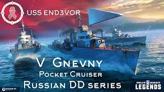 Russian DDs | Tier 5 Gnevny pocket cruiser role | Warships Legends