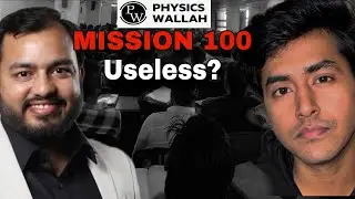 Problem with PW Mission 100- Is it Right NEET2026?Honest Review