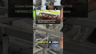 Elevador de motos CASERO! Como se hace? #mecanica #motos