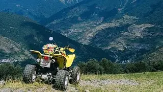 First ride in Pyrenees mountain with ltz 400 #monster