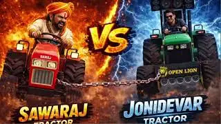 Swaraj vs John Deere Tractor | Complete Power Test & Tochan Battle 🚜💪