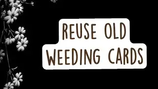 Reuse Old Wedding Cards | Best Out of Waste Craft ✂️. #CreativeIdeas #EasyCraft #handmadecraft 