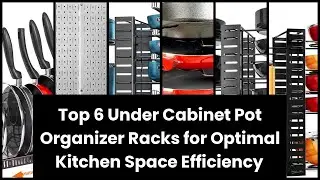 【POT ORGANIZER RACK FOR UNDER CABINET】