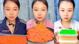 Chinese Colorful Fish Roe ASMR Eating | Soft Pop & Crunch Seafood Mukbang #26