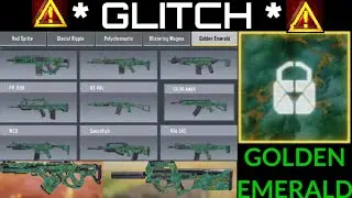 *NEW* Golden Emerald Camo *GLITCH* in CODM !! 😶